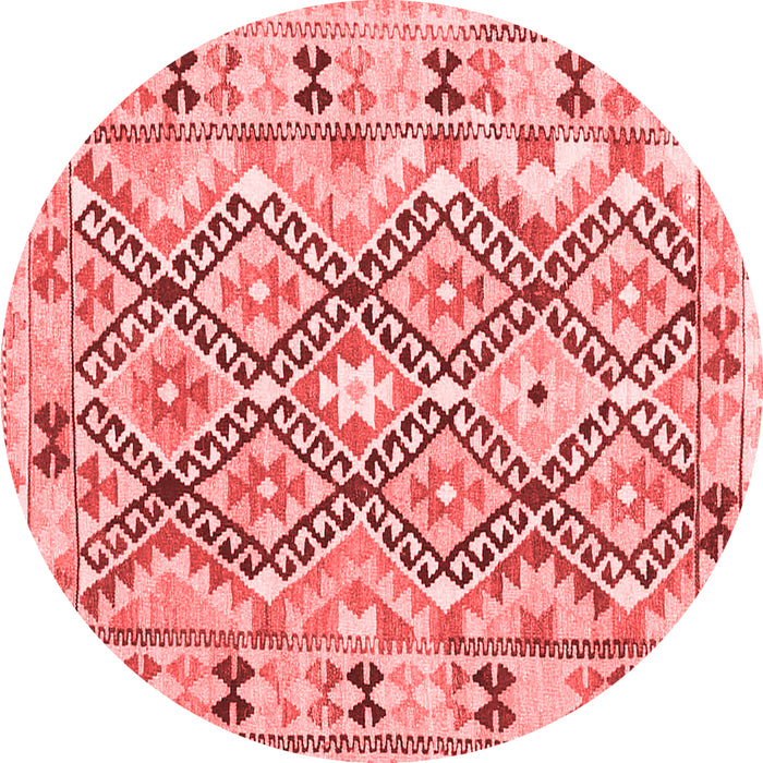 Machine Washable Southwestern Red Country Rug, wshcon2923red