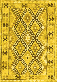 Southwestern Yellow Country Rug, con2923yw