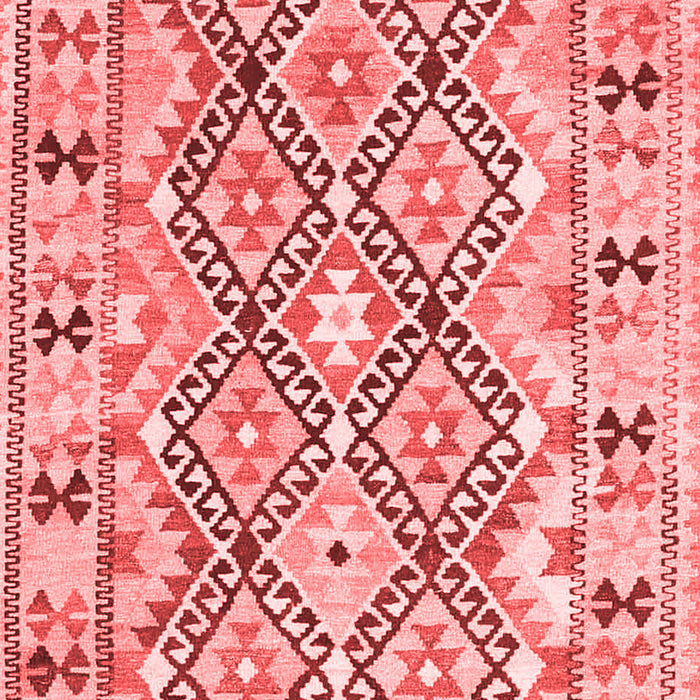 Machine Washable Southwestern Red Country Rug, wshcon2923red