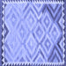 Square Southwestern Blue Country Rug, con2924blu