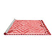 Country Red Washable Rugs