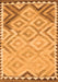 Southwestern Orange Country Rug, con2924org