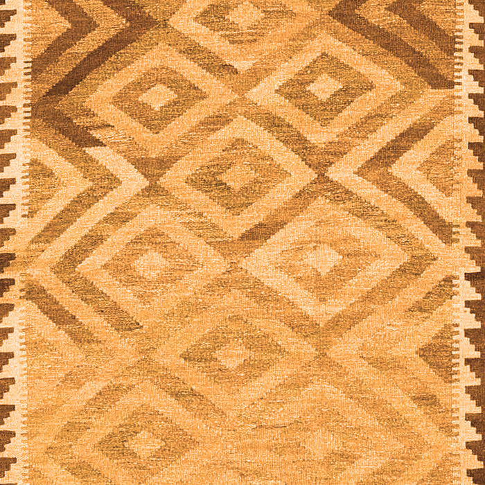 Serging Thickness of Machine Washable Southwestern Orange Country Area Rugs, wshcon2924org