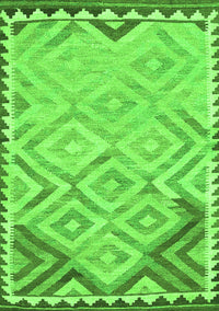 Southwestern Green Country Rug, con2924grn