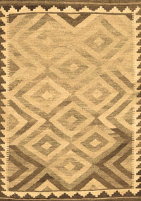 Southwestern Brown Country Rug, con2924brn