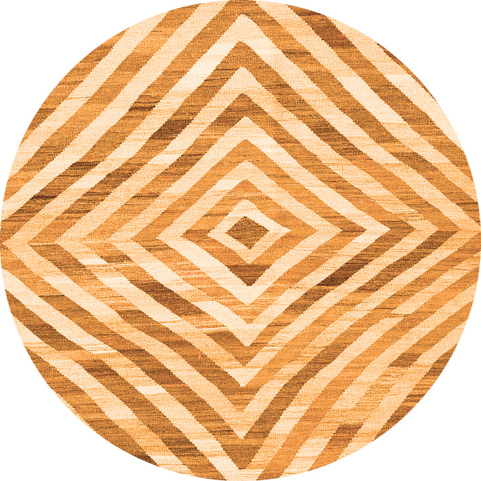 Square Southwestern Orange Country Rug, con2925org