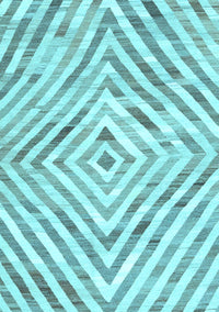 Southwestern Light Blue Country Rug, con2925lblu