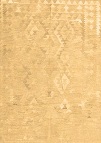 Solid Brown Modern Rug, con2926brn