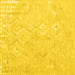 Square Solid Yellow Modern Rug, con2926yw