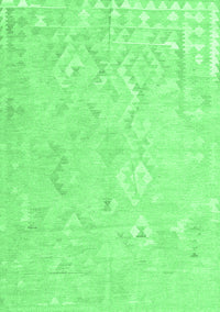 Solid Emerald Green Modern Rug, con2926emgrn