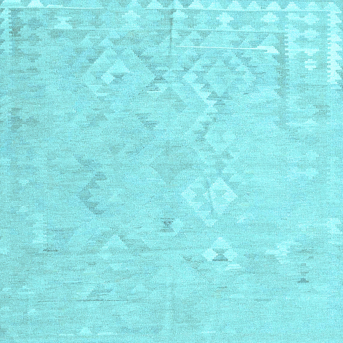Square Solid Light Blue Modern Rug, con2926lblu