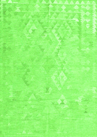 Solid Green Modern Rug, con2926grn