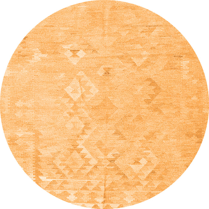 Machine Washable Solid Orange Modern Area Rugs, wshcon2926org