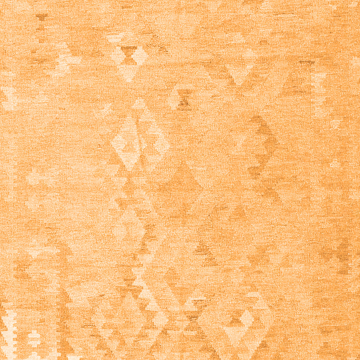 Solid Orange Modern Rug, con2926org