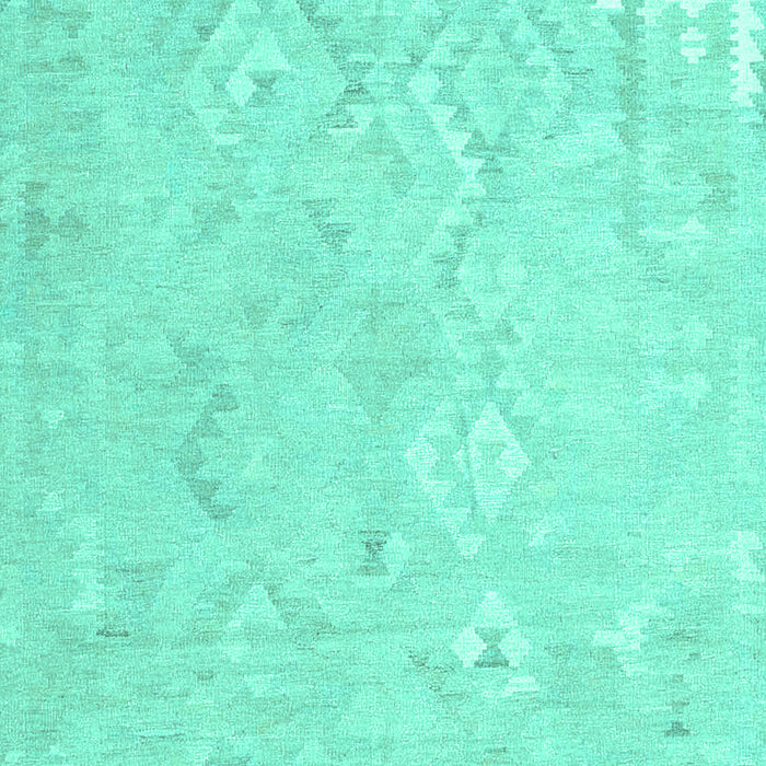 Machine Washable Solid Turquoise Modern Area Rugs, wshcon2926turq