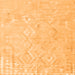 Serging Thickness of Solid Orange Modern Rug, con2926org