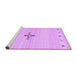 Sideview of Machine Washable Solid Purple Modern Area Rugs, wshcon2927pur