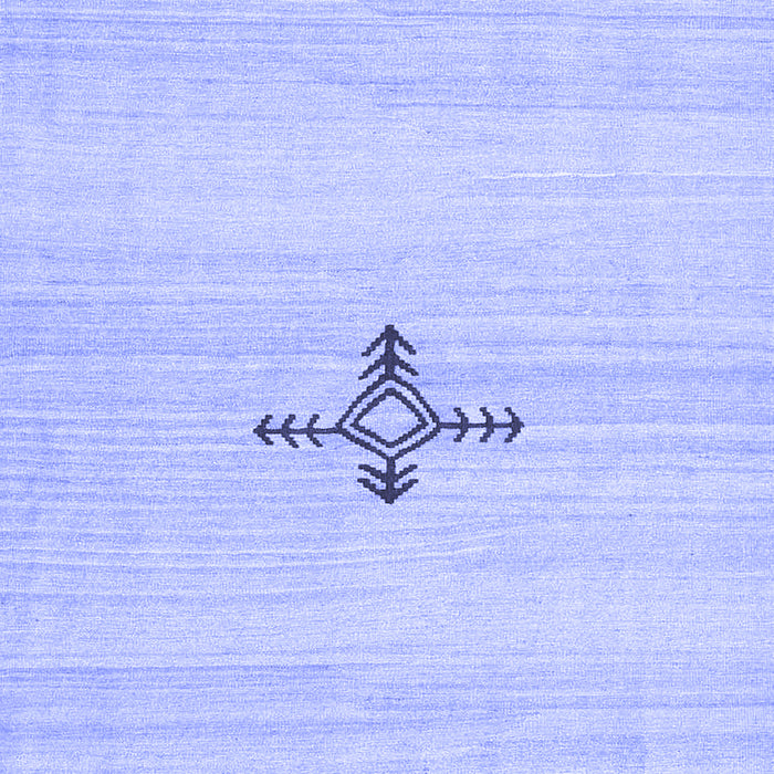 Machine Washable Solid Blue Modern Rug, wshcon2927blu