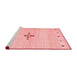 Modern Red Washable Rugs