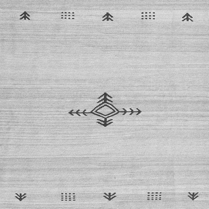 Serging Thickness of Solid Gray Modern Rug, con2927gry