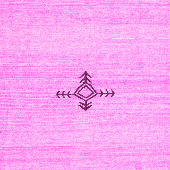 Machine Washable Solid Pink Modern Rug, wshcon2927pnk