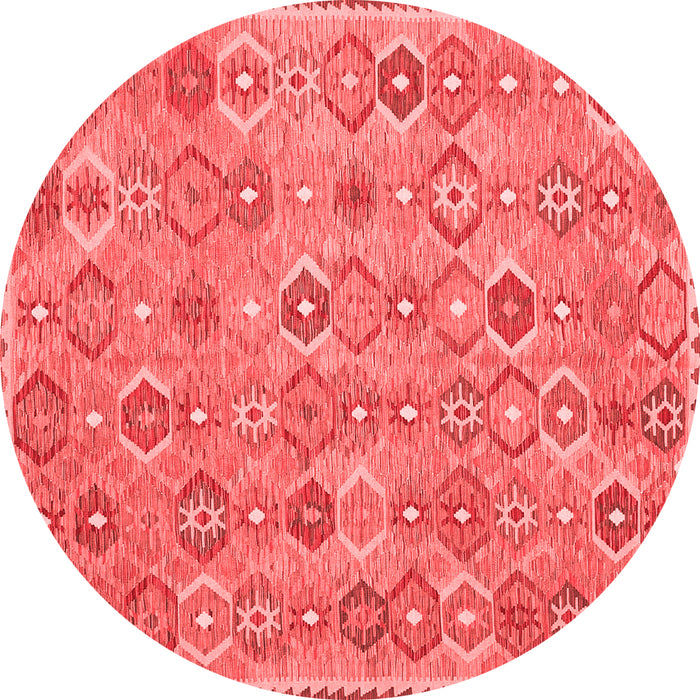 Machine Washable Abstract Red Contemporary Rug, wshcon2928red