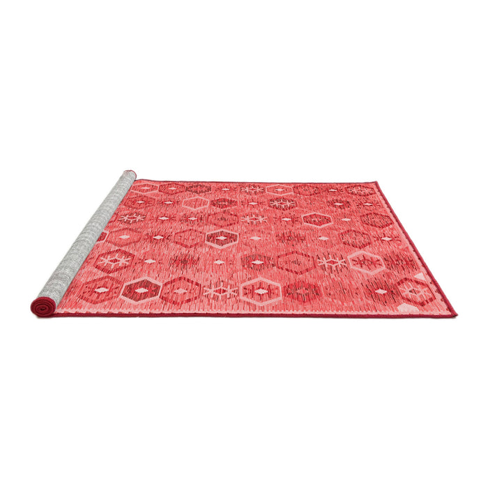 Contemporary Red Washable Rugs