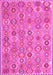 Abstract Pink Contemporary Rug, con2928pnk