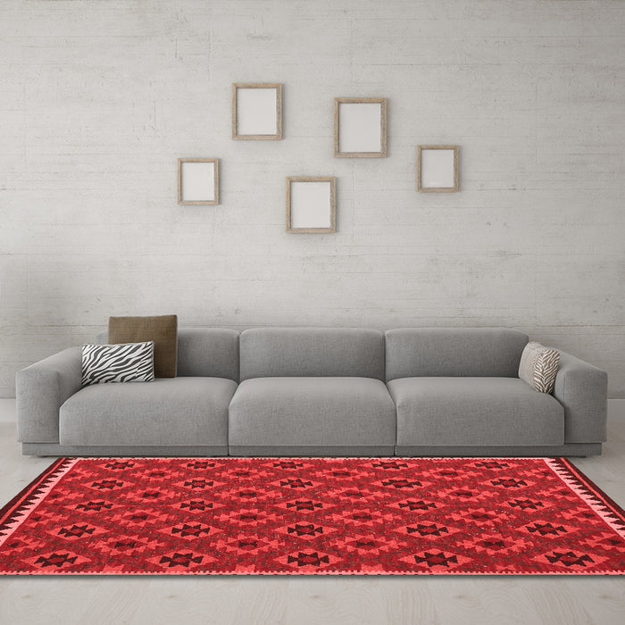 Traditional Red Washable Rugs