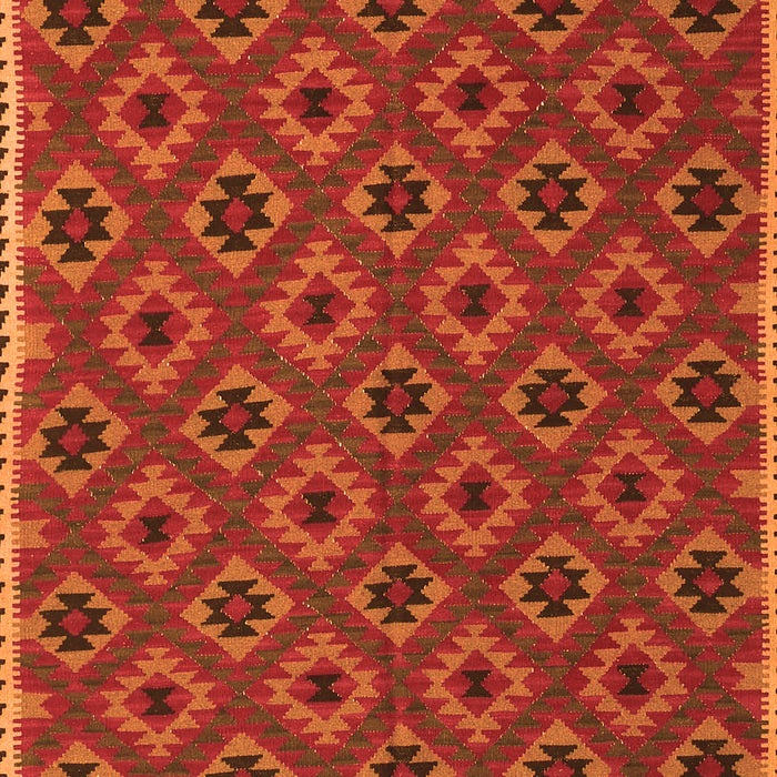Oriental Orange Traditional Rug, con2929org