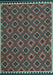 Machine Washable Oriental Light Blue Traditional Rug, wshcon2929lblu