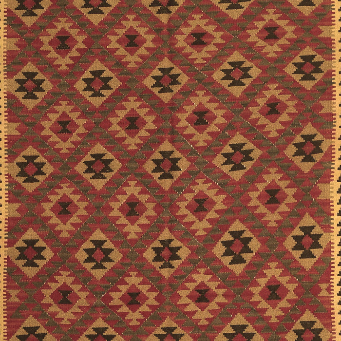 Machine Washable Oriental Brown Traditional Rug, wshcon2929brn