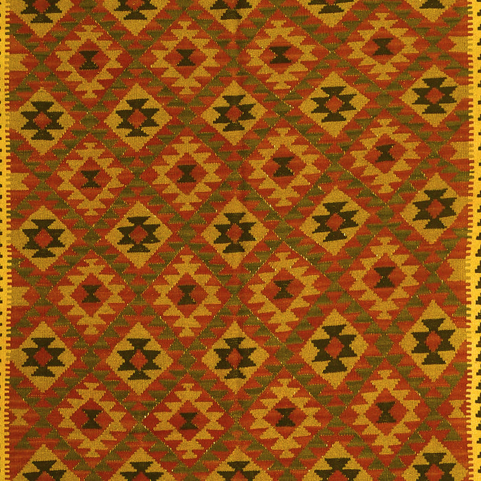 Oriental Yellow Traditional Rug, con2929yw