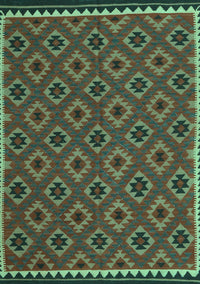 Oriental Turquoise Traditional Rug, con2929turq