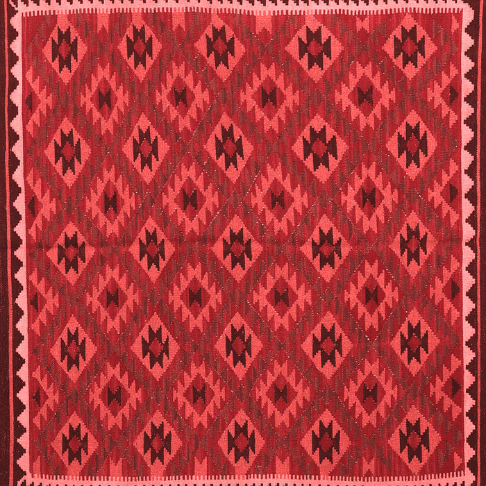 Machine Washable Oriental Red Traditional Rug, wshcon2929red