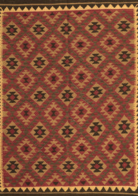 Oriental Brown Traditional Rug, con2929brn