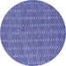 Round Machine Washable Abstract Blue Contemporary Rug, wshcon292blu