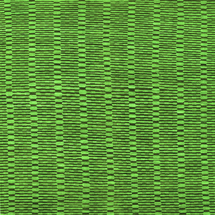 Serging Thickness of Abstract Green Contemporary Rug, con292grn