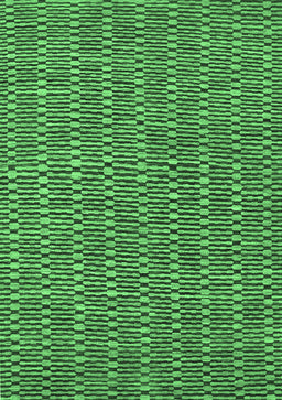 Abstract Emerald Green Contemporary Rug, con292emgrn