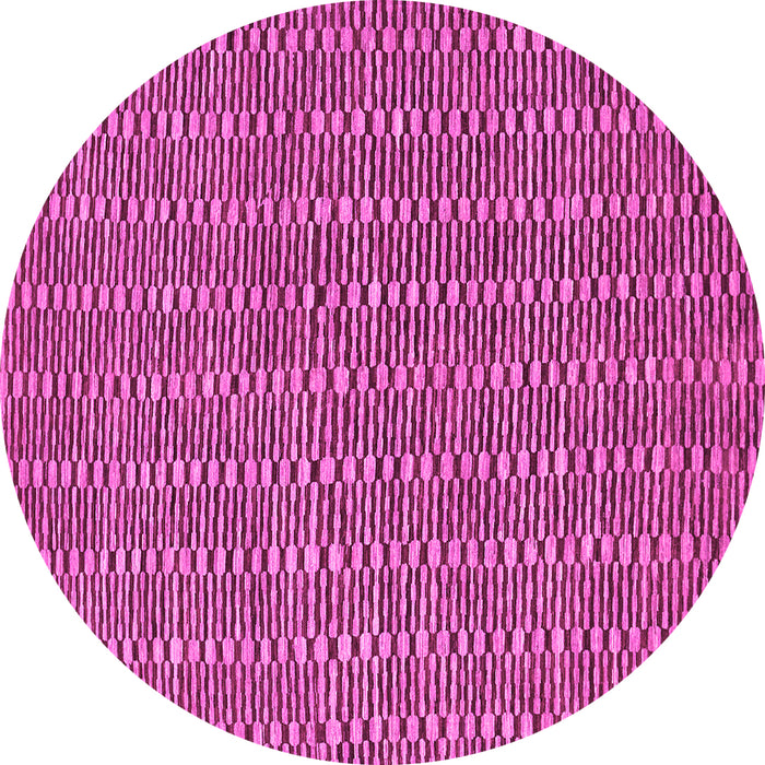 Round Abstract Pink Contemporary Rug, con292pnk