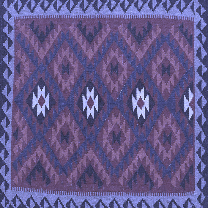 Square Oriental Blue Traditional Rug, con2930blu
