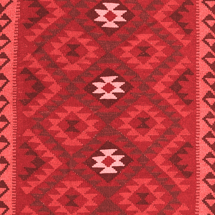 Machine Washable Oriental Red Traditional Rug, wshcon2930red