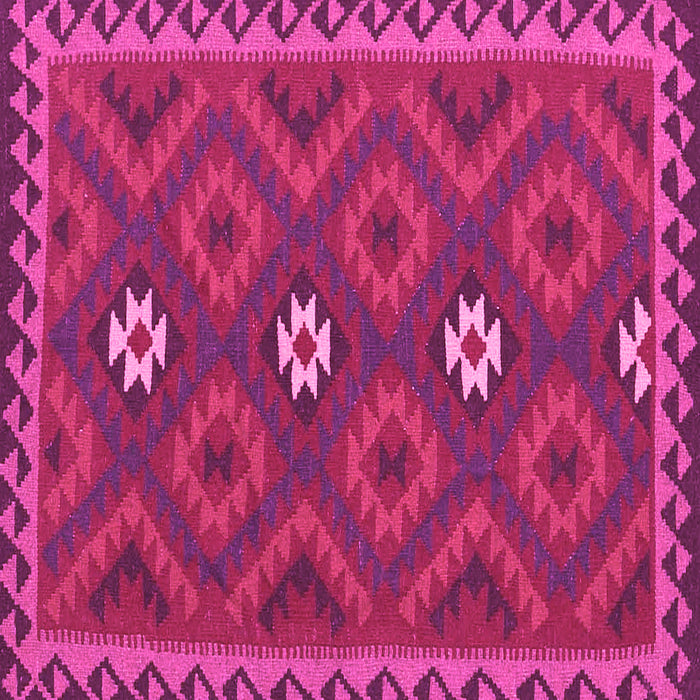 Square Oriental Pink Traditional Rug, con2930pnk