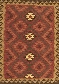 Oriental Brown Traditional Rug, con2930brn