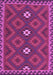 Machine Washable Oriental Purple Traditional Area Rugs, wshcon2930pur