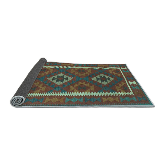 Sideview of Oriental Light Blue Traditional Rug, con2931lblu