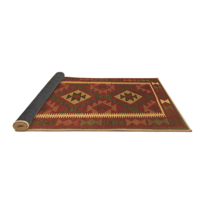 Sideview of Oriental Brown Traditional Rug, con2931brn