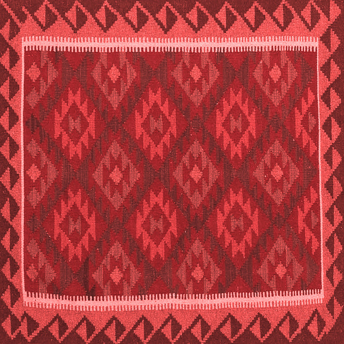 Machine Washable Oriental Red Traditional Rug, wshcon2932red