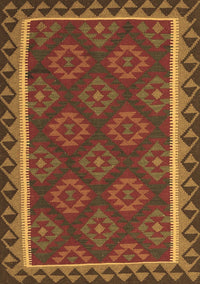 Oriental Brown Traditional Rug, con2932brn