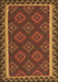 Machine Washable Oriental Brown Traditional Rug, wshcon2932brn